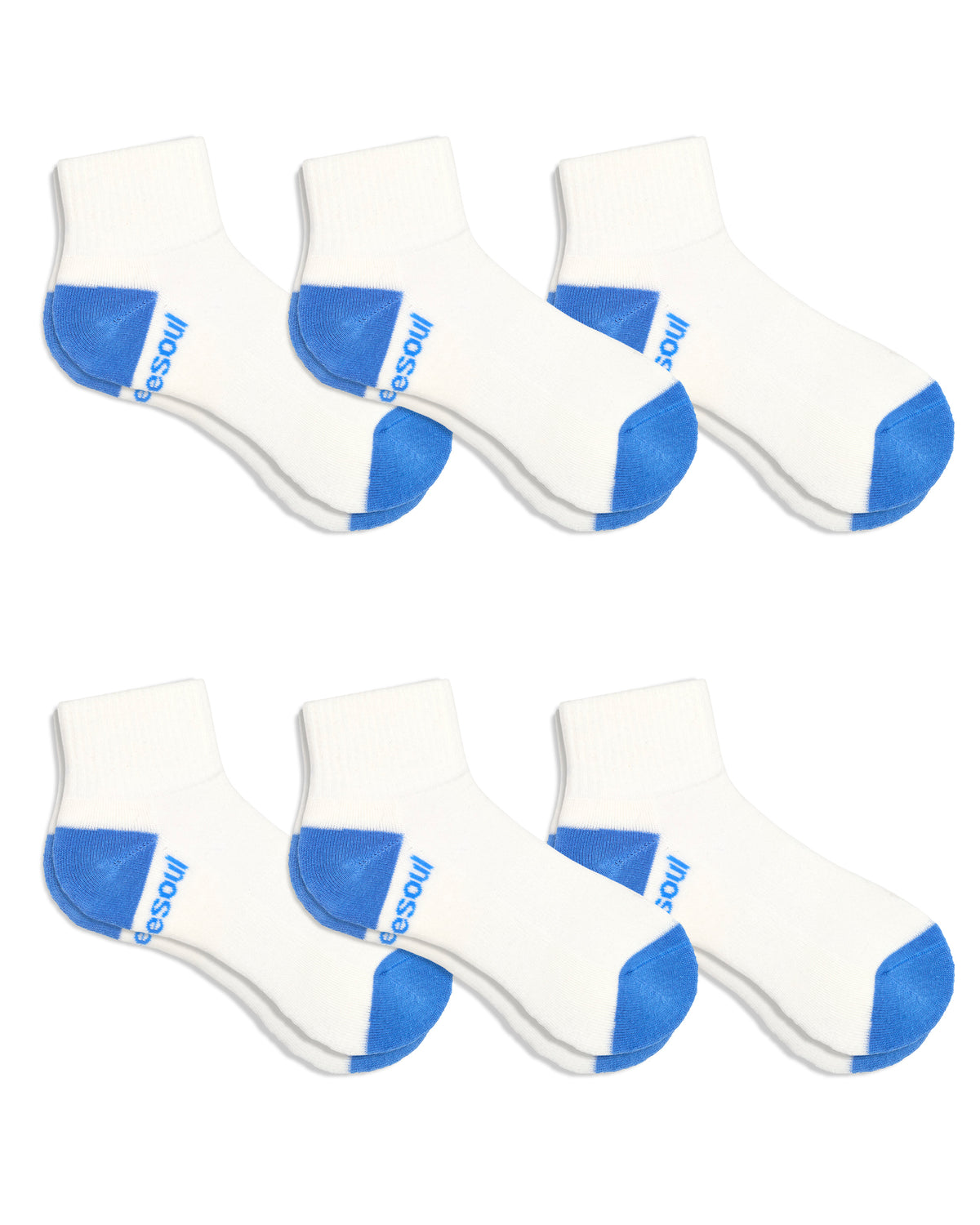White & Blue